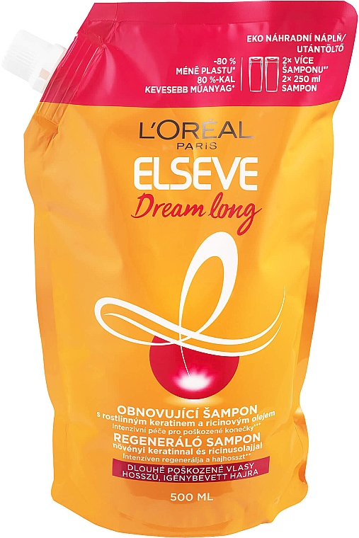 Shampoo für langes Haar - Loreal Paris Elseve Dream Long Shampoo (Doypack) — Bild N2