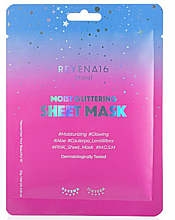 Düfte, Parfümerie und Kosmetik Feuchtigkeitsspendende Gesichtsmaske - Reyena16 Moist Glittering Sheet Mask