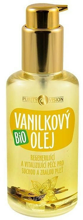 Regenerierendes und revitalisierendes Bio Vanilleöl für trockene und reife Haut - Purity Vision Bio
