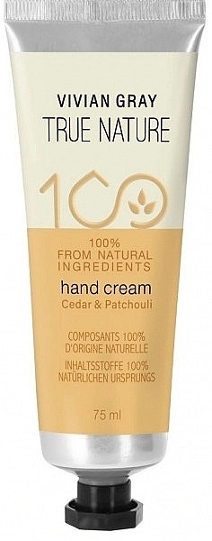 Handcreme - Vivian Gray True Nature Cedar & Patchouli Hand Cream — Bild N1