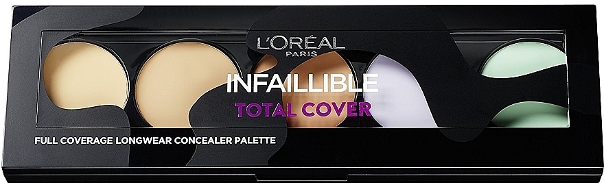 Konturpalette für das Gesicht - L'Oreal Paris Infaillible Total Cover Concealer Palette — Bild N1