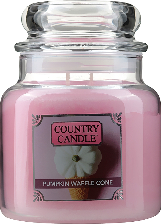 Duftkerze im Glas Pumpkin Waffle Cone - Country Candle Pumpkin Waffle Cone — Bild N1