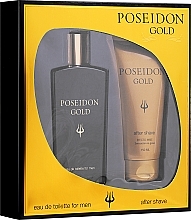 Düfte, Parfümerie und Kosmetik Instituto Espanol Poseidon Gold - Duftset ( Eau de Toilette 150ml + After Shave 150ml)