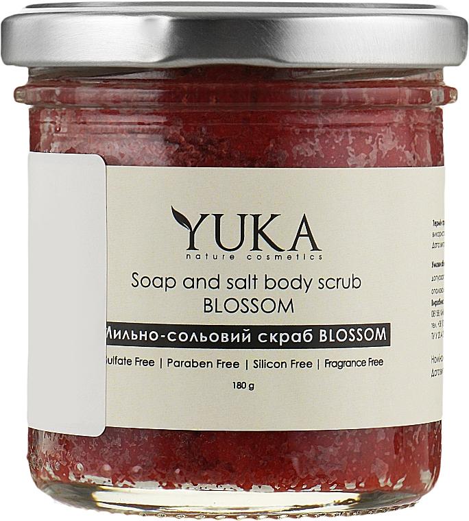 Körperpeeling mit Seife und Salz - Yuka Soap And Salt Body Scrub "Blossom" — Bild N1