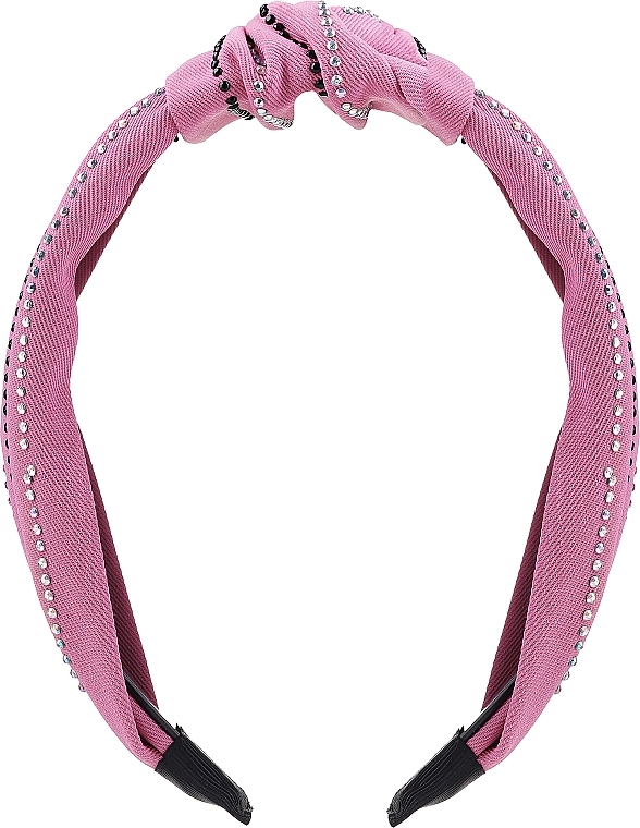 Haarband FA-5729 rosa mit Zirkonen - Donegal — Bild N1