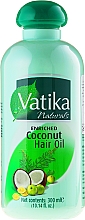 Kokosnuss-Haaröl mit Zitrone, Henna und Amla - Dabur Vatika Enriched Coconut Hair Oil — Bild N3