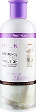 Düfte, Parfümerie und Kosmetik Aufhellende Gesichtsemulsion mit Milchprotein - FarmStay Visible Difference Fresh Emulsion Milk