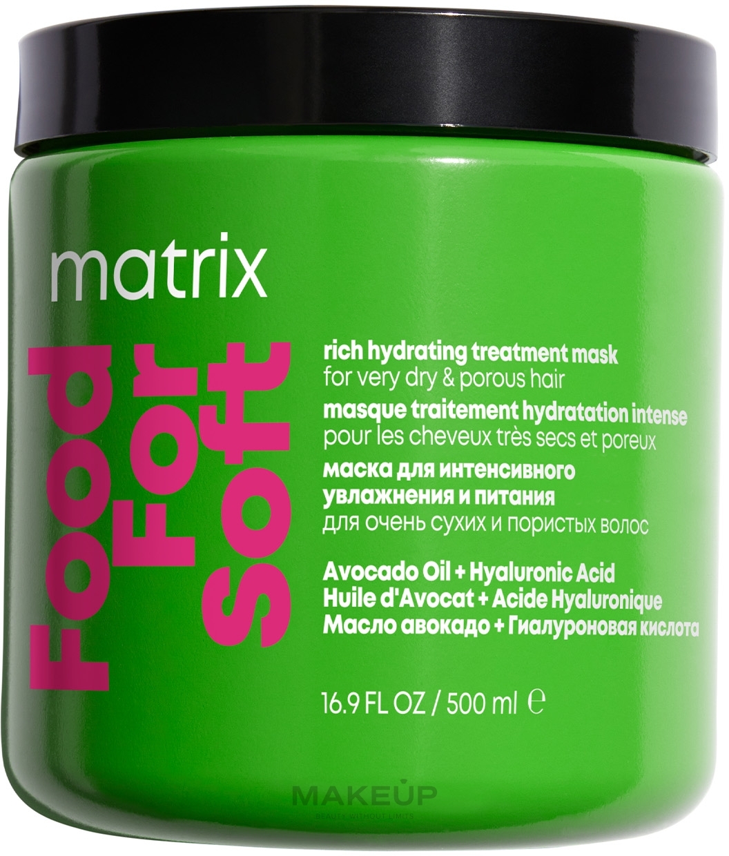 Haarmaske - Matrix Food For Soft — Bild 500 ml