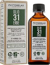 Mischung aus ätherischen Ölen und Extrakten - Phytorelax Laboratories 31 Herbs Oil — Bild N2