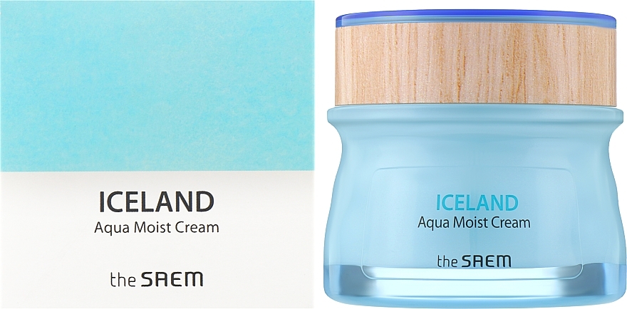 Feuchtigkeitsspendende Gesichtscreme mit Mineralwasser - The Saem Iceland Aqua Moist Cream — Bild N2