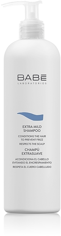 Extra sanftes feuchtigkeitsspendendes Shampoo für alle Haartypen - Babe Laboratorios Extra Mild Shampoo — Bild N2