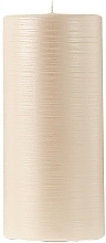 Kerze Zylinder Durchmesser 7 cm Höhe 15 cm - Bougies La Francaise Cylindre Candle Blanc — Bild N1