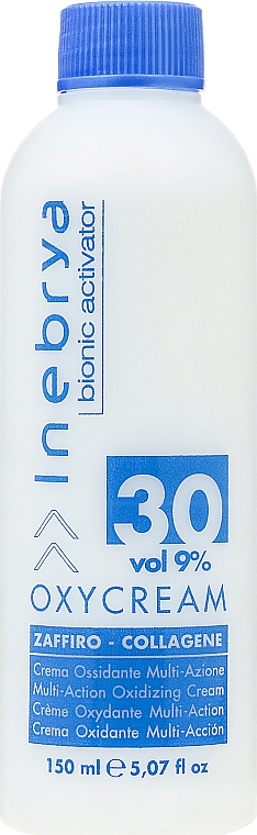 Creme-Oxydant Saphir-Kollagen 30 Vol 9% - Inebrya Bionic Activator Oxycream 30 Vol 9% — Bild N2