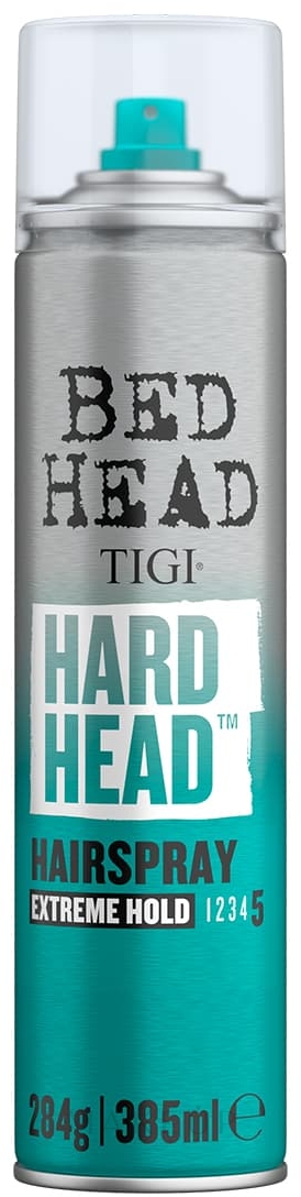 Haarlack starker Halt - Tigi Bed Head Hard Head Hairspray Extreme Hold Level 5 — Bild 385 ml