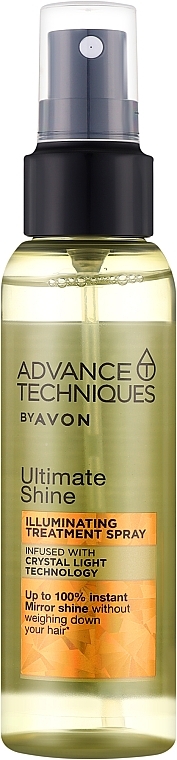 Haarspray für mehr Volumen - Avon Advance Techniques Ultimate Shine Illuminating Booster Spray — Bild N1