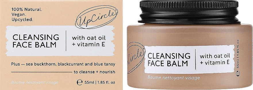 Reinigender Gesichtsbalsam - UpCircle Cleansing Face Balm with Oat Oil + Vitamin E — Bild N4