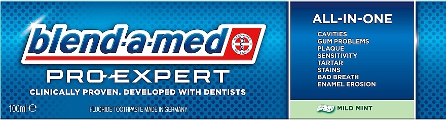 Aufhellende Zahnpasta All in One mit milder Minze - Blend-a-med Pro-Expert All in One Toothpaste