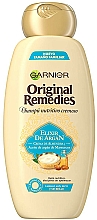 Düfte, Parfümerie und Kosmetik Nährendes Shampoo mit Arganöl und Mandelcreme für trockenes Haar - Garnier Original Remedies Elixir De Argan Shampoo