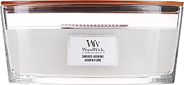 Duftkerze im Glas Smoked Jasmine - Woodwick Hearthwick Flame Ellipse Candle Smoked Jasmine — Bild N3