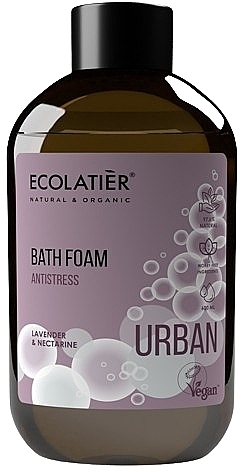 Anti-Stress Badeschaum mit Lavendel und Nektarine - Ecolatier Urban Bath Foam