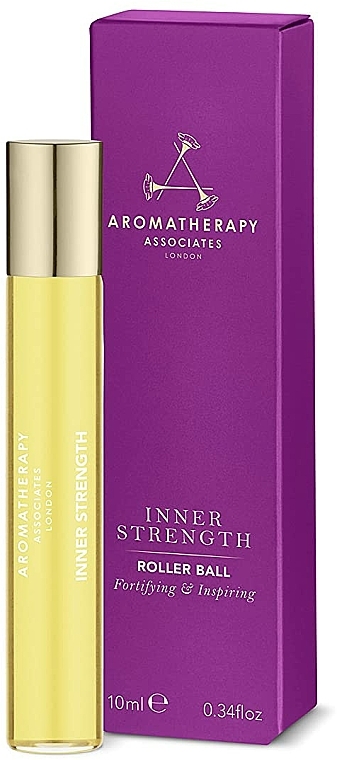 Beruhigendes Roll-on für den Körper mit Muskatellersalbei-, Patschuli-, Kardamom-, Weihrauch- und Bitterorangenöl - Aromatherapy Associates Inner Strength Roller Ball — Bild N1