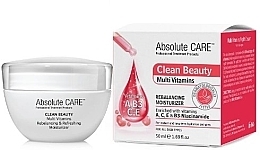 Düfte, Parfümerie und Kosmetik Gesichtscreme - Absolute Care Clean Beauty Multi Vitamins Rebalancing & Moisturizer