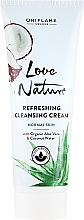 Reinigungscreme mit Bio Aloe Vera und Kokosnusswasser - Oriflame Love Nature Refreshing Cleansing Cream — Bild N1