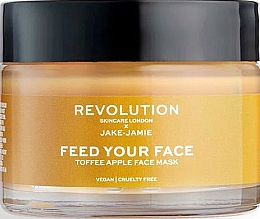 Düfte, Parfümerie und Kosmetik Feuchtigkeitsspendende Gesichtsmaske mit Apfelextrakt - Makeup Revolution Skincare Feed Your Face Toffee Apple Mask