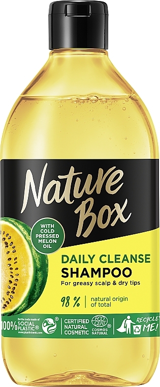 Shampoo für fettiges Haar - Nature Box Melon Oil Daily Cleanse Shampoo — Bild N1