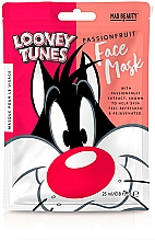Revitalisierende Tuchmaske für das Gesicht mit Passionsfruchtextrakt Looney Tunes Sylvester - Mad Beauty Looney Tunes Mascarilla Facial Sylvester — Bild N1