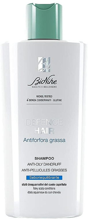 Anti-Schuppen Shampoo für fettiges Haar - BioNike Defence Hair Anti-Oily Dandruff Shampoo — Bild N1