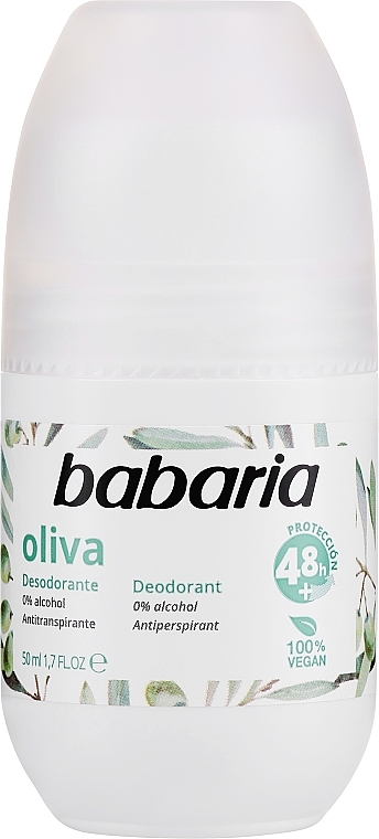 Körperdeodorant Olive - Babaria Olive Oil Roll On Deodorant — Bild N1