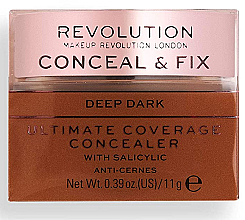 Düfte, Parfümerie und Kosmetik Concealer - Makeup Revolution Conceal & Fix Ultimate Coverage Concealer