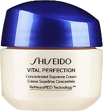 GESCHENK! Konzentrierte Creme für reife Haut - Shiseido Vital Perfection Concentrated Supreme Cream  — Bild N1