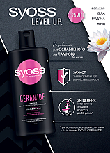 Shampoo mit weißer Wasserlilie für geschwächtes und brüchiges Haar - Syoss Ceramide Shampoo — Bild N3