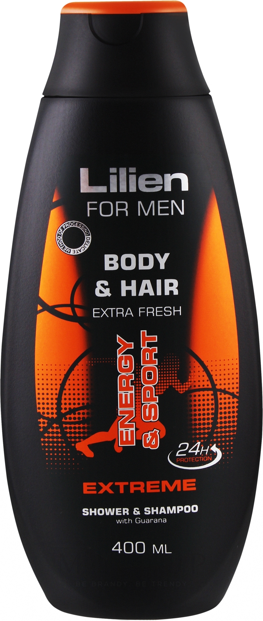 2in1 Shampoo und Duschgel mit Guaraná - Lilien For Men Body & Hair Extreme Shower & Shampoo — Bild 400 ml