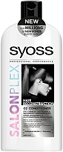 Düfte, Parfümerie und Kosmetik Haarspülung für schwaches und zerbrechliches Haar - Syoss SalonPlex Hair Conditioner