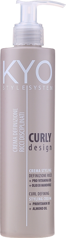 Creme für lockiges Haar mit Mandelöl - Kyo Style System Curly Design — Bild N1