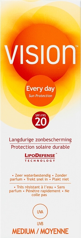 Sonnenschutzcreme SPF20 - Vision Every Day Sun Protection SPF20 Sun Cream — Bild N4