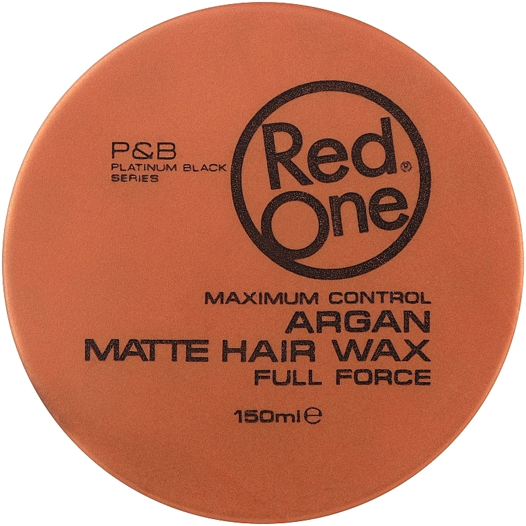 Mattes Haarwachs mit Arganöl - RedOne Argan Matte Hair Wax Full Force — Bild N1
