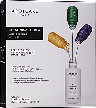 Düfte, Parfümerie und Kosmetik Anti-Aging Gesichtsserum mit Peptiden und Resveratrol - Apotcare My Clinical Serum Age-Defying