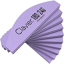 Düfte, Parfümerie und Kosmetik Mini-Nagelfeile 180/240 violett - Clavier