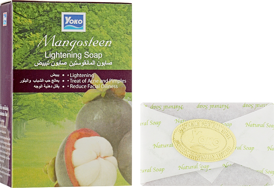 Körperseife mit Mangostan-Extrakt - Yoko Mangosteen Whitening Soap — Bild N1