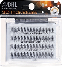 Wimpernbüschel - Ardell Duralash 3D Individuals Long Black 345100 — Bild N1