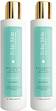Haarpflegeset - Eclat Skin London Hyaluronic Acid & Collagen Shampoo (Shampoo 2x250ml) — Bild N1