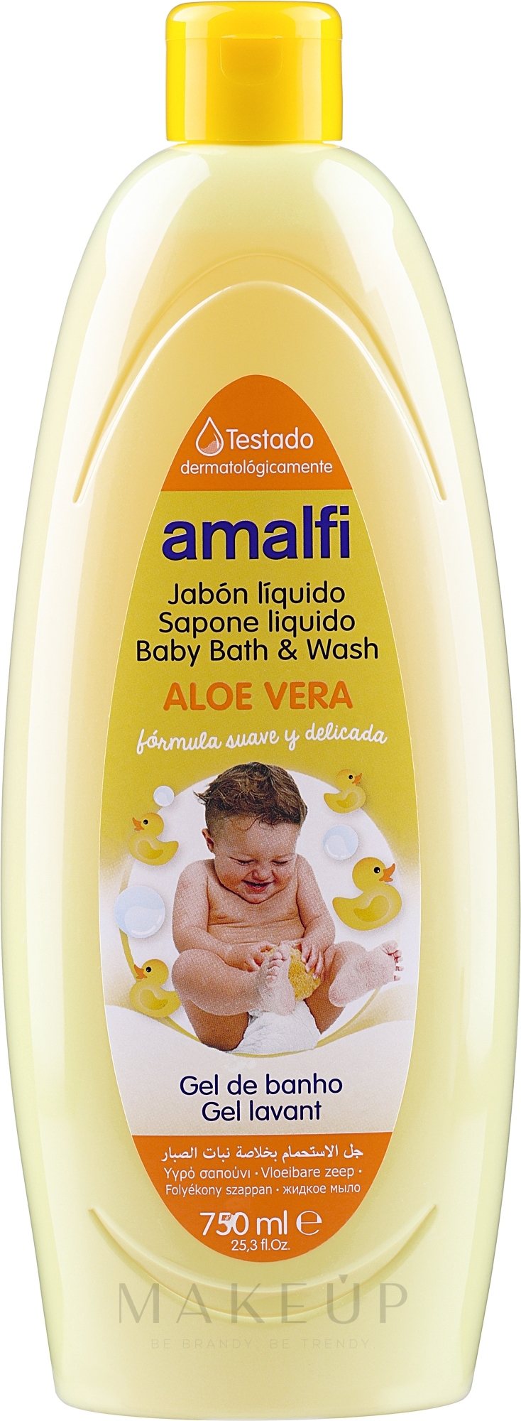 Flüssige Babyseife mit Aloe Vera - Amalfi Kids Soap — Bild 750 ml