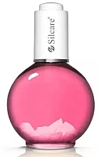 Düfte, Parfümerie und Kosmetik Nagel- und Nagelhautöl - Silcare Raspberry Light Pink With Shells Nail & Cuticle Oil