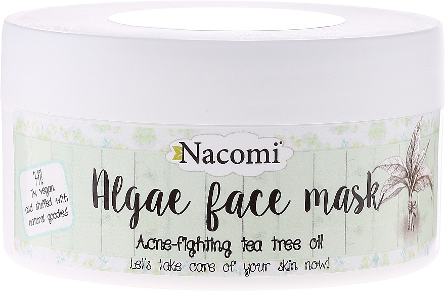 Alginat-Gesichtsmaske "Grüner Tee" - Nacomi Professional Face Mask