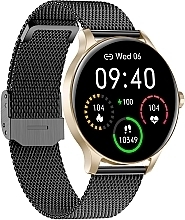 Smartwatch goldener Stahl - Garett Smartwatch Classy  — Bild N4
