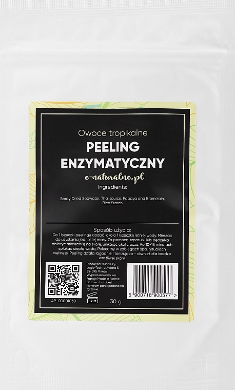 Peel-Off Gesichtsmaske - E-naturalne Enzyme Peeling — Bild N1